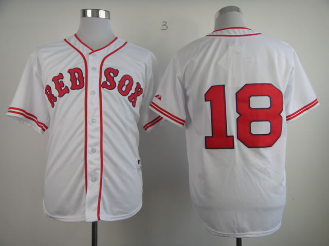 Boston Red Sox #18 Authentic 1936 Shane Victorino The Clock White Jerseys,We sell and wholesale Boston Red Sox #18 Authentic 1936 Shane Victorino The Clock White Jerseys on line form chian!