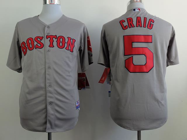 Boston Red Sox #5 Allen Craig 2014 Gray Jerseys,We sell and wholesale Boston Red Sox #5 Allen Craig 2014 Gray Jerseys on line form chian!