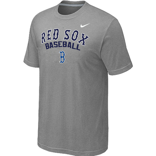 Boston Red Sox 2014 Home Practice T-Shirt - Light Grey,We sell and wholesale Boston Red Sox 2014 Home Practice T-Shirt - Light Grey on line form chian!