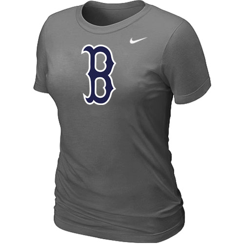 Boston Red Sox Heathered Nike D.Grey Blended Women's T-Shirt,We sell and wholesale Boston Red Sox Heathered Nike D.Grey Blended Women's T-Shirt on line form chian!
