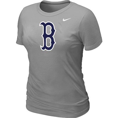 Boston Red Sox Heathered Nike L.Grey Blended Women's T-Shirt,We sell and wholesale Boston Red Sox Heathered Nike L.Grey Blended Women's T-Shirt on line form chian!