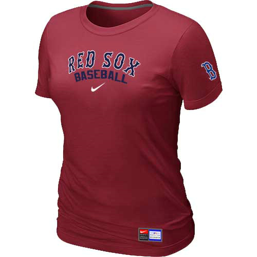 Boston Red Sox Nike Women's Red Short Sleeve Practice T-Shirt,We sell and wholesale Boston Red Sox Nike Women's Red Short Sleeve Practice T-Shirt on line form chian!