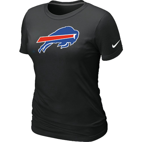 Buffalo Bills Black Women's Logo T-Shirt,We sell and wholesale Buffalo Bills Black Women's Logo T-Shirt on line form chian!