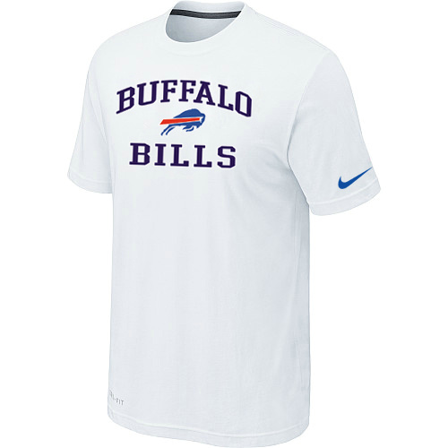 Buffalo Bills Heart & Soul White T-Shirt,We sell and wholesale Buffalo Bills Heart & Soul White T-Shirt on line form chian!