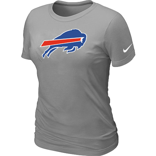 Buffalo Bills L.Grey Women's Logo T-Shirt,We sell and wholesale Buffalo Bills L.Grey Women's Logo T-Shirt on line form chian!