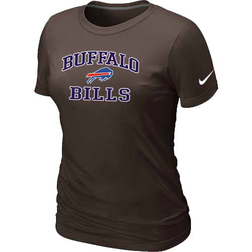 Buffalo Bills Women's Heart & Soul Brown T-Shirt,We sell and wholesale Buffalo Bills Women's Heart & Soul Brown T-Shirt on line form chian!