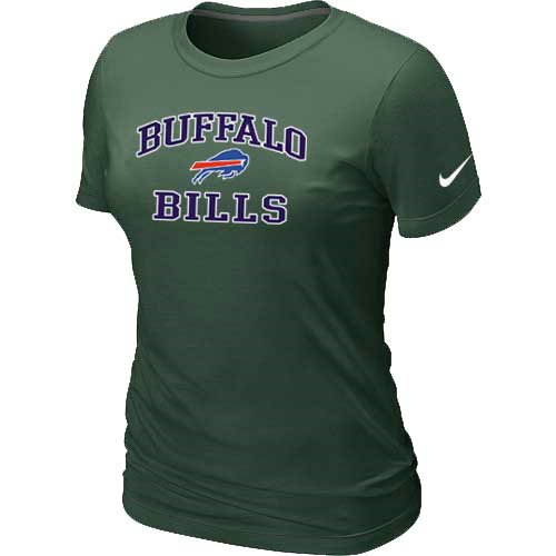 Buffalo Bills Women's Heart & Soul D.Green T-Shirt,We sell and wholesale Buffalo Bills Women's Heart & Soul D.Green T-Shirt on line form chian!