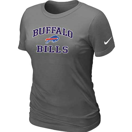 Buffalo Bills Women's Heart & Soul D.Grey T-Shirt,We sell and wholesale Buffalo Bills Women's Heart & Soul D.Grey T-Shirt on line form chian!