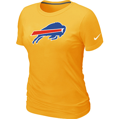 Buffalo Bills Yellow Women's Logo T-Shirt,We sell and wholesale Buffalo Bills Yellow Women's Logo T-Shirt on line form chian!
