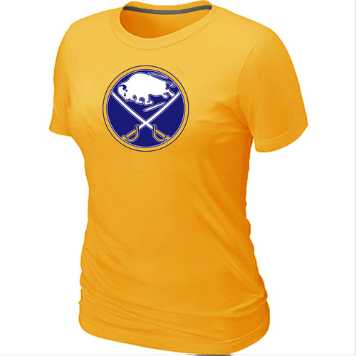 Buffalo Sabres Big & Tall Women's Logo Yellow T-Shirt,We sell and wholesale Buffalo Sabres Big & Tall Women's Logo Yellow T-Shirt on line form chian!