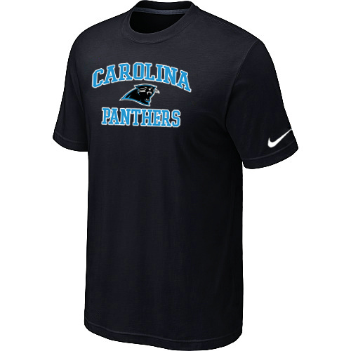 Carolina Panthers Heart & Soul Black T-Shirt,We sell and wholesale Carolina Panthers Heart & Soul Black T-Shirt on line form chian!