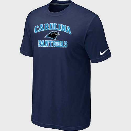 Carolina Panthers Heart & Soul D.Blue T-Shirt,We sell and wholesale Carolina Panthers Heart & Soul D.Blue T-Shirt on line form chian!