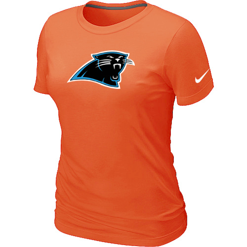 Carolina Panthers Orange Women's Logo T-Shirt,We sell and wholesale Carolina Panthers Orange Women's Logo T-Shirt on line form chian!