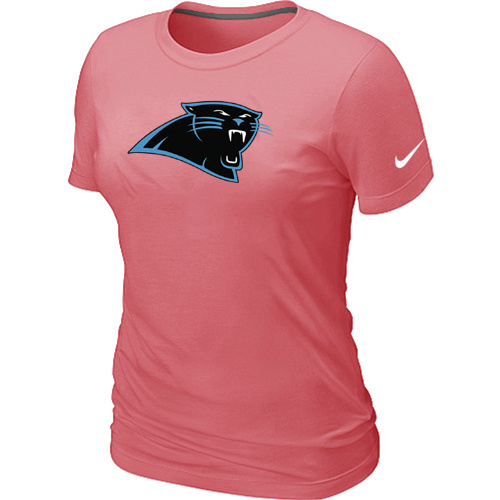 Carolina Panthers Pink Women's Logo T-Shirt,We sell and wholesale Carolina Panthers Pink Women's Logo T-Shirt on line form chian!