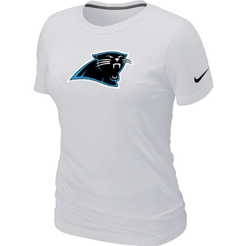Carolina Panthers White Women's Logo T-Shirt,We sell and wholesale Carolina Panthers White Women's Logo T-Shirt on line form chian!
