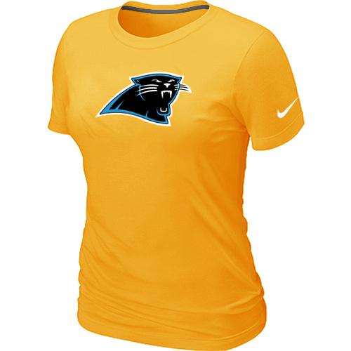 Carolina Panthers Yellow Women's Logo T-Shirt,We sell and wholesale Carolina Panthers Yellow Women's Logo T-Shirt on line form chian!