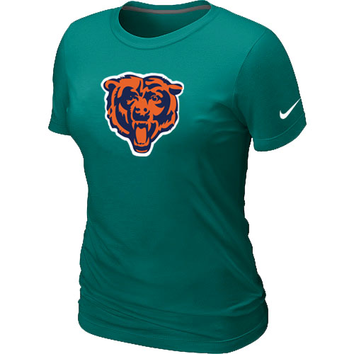 Chicago Bears Black Tean Logo Women's L.Green T-Shirt,We sell and wholesale Chicago Bears Black Tean Logo Women's L.Green T-Shirt on line form chian!