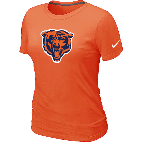 Chicago Bears Black Tean Logo Women's Orange T-Shirt,We sell and wholesale Chicago Bears Black Tean Logo Women's Orange T-Shirt on line form chian!