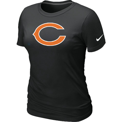 Chicago Bears Black Women's Logo T-Shirt,We sell and wholesale Chicago Bears Black Women's Logo T-Shirt on line form chian!