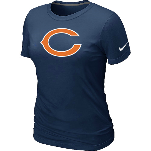 Chicago Bears D.Blue Women's Logo T-Shirt,We sell and wholesale Chicago Bears D.Blue Women's Logo T-Shirt on line form chian!