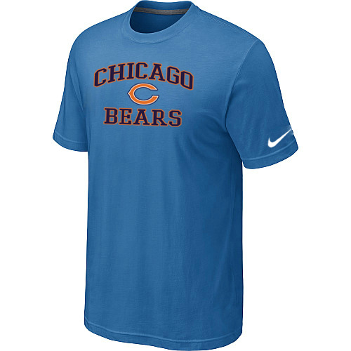Chicago Bears Heart & Soul light Blue T-Shirt,We sell and wholesale Chicago Bears Heart & Soul light Blue T-Shirt on line form chian!