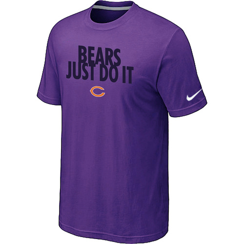 Chicago Bears Just Do It Purple T-Shirt,We sell and wholesale Chicago Bears Just Do It Purple T-Shirt on line form chian!