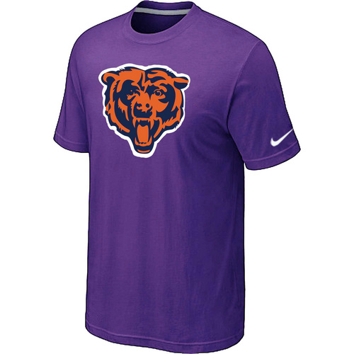 Chicago Bears Purple Tean Logo T-Shirt,We sell and wholesale Chicago Bears Purple Tean Logo T-Shirt on line form chian!