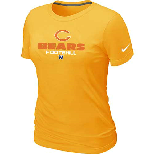 Chicago Bears Yellow Women's Critical Victory T-Shirt,We sell and wholesale Chicago Bears Yellow Women's Critical Victory T-Shirt on line form chian!