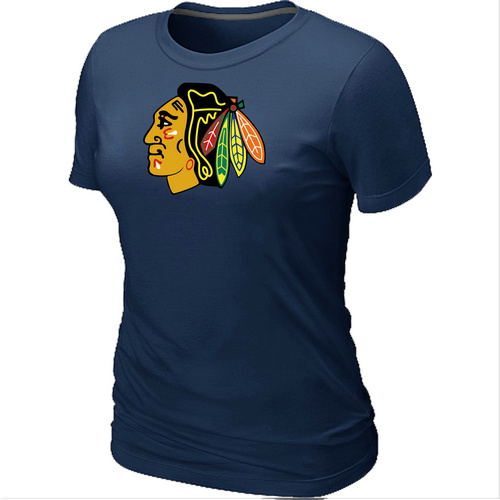 Chicago Blackhawks Big & Tall Women's D.Blue Logo T-Shirt,We sell and wholesale Chicago Blackhawks Big & Tall Women's D.Blue Logo T-Shirt on line form chian!