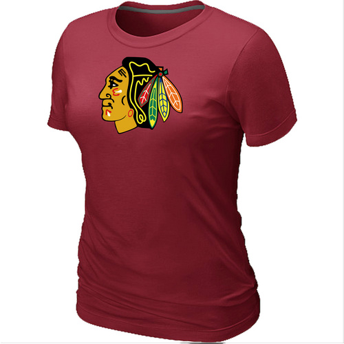 Chicago Blackhawks Big & Tall Women's Red Logo T-Shirt,We sell and wholesale Chicago Blackhawks Big & Tall Women's Red Logo T-Shirt on line form chian!