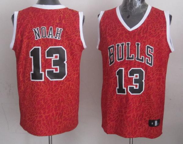 Chicago Bulls #13 Joakim Noah Red Leopard Fashion Jerseys,We sell and wholesale Chicago Bulls #13 Joakim Noah Red Leopard Fashion Jerseys on line form chian!
