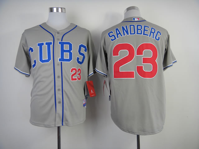 Chicago Cubs #23 Sandberg 2014 Gray Jerseys,We sell and wholesale Chicago Cubs #23 Sandberg 2014 Gray Jerseys on line form chian!