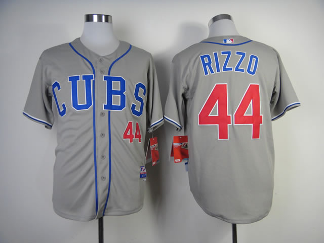 Chicago Cubs #44 Anthony Rizzo 2014 Grey Jerseys,We sell and wholesale Chicago Cubs #44 Anthony Rizzo 2014 Grey Jerseys on line form chian!
