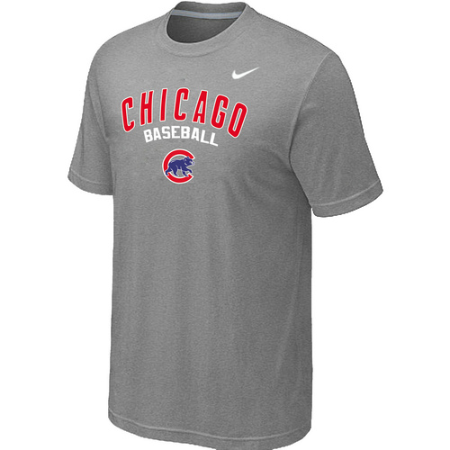 Chicago Cubs 2014 Home Practice T-Shirt - Light Grey,We sell and wholesale Chicago Cubs 2014 Home Practice T-Shirt - Light Grey on line form chian!