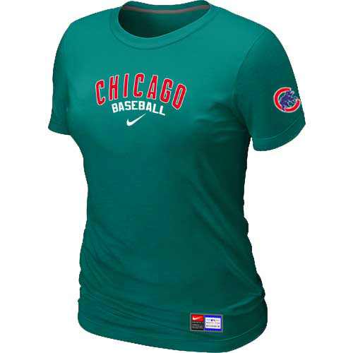 Chicago Cubs Nike Women's L.Green Short Sleeve Practice T-Shirt,We sell and wholesale Chicago Cubs Nike Women's L.Green Short Sleeve Practice T-Shirt on line form chian!