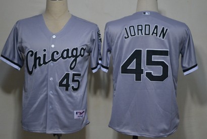 Chicago White Sox #45 Michael Jordan Gray Jerseys,We sell and wholesale Chicago White Sox #45 Michael Jordan Gray Jerseys on line form chian!