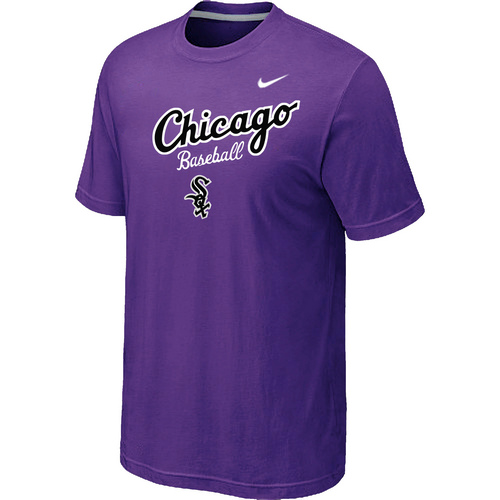 Chicago White Sox 2014 Home Practice T-Shirt - Purple,We sell and wholesale Chicago White Sox 2014 Home Practice T-Shirt - Purple on line form chian!