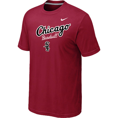 Chicago White Sox 2014 Home Practice T-Shirt - Red,We sell and wholesale Chicago White Sox 2014 Home Practice T-Shirt - Red on line form chian!