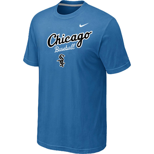 Chicago White Sox 2014 Home Practice T-Shirt - light Blue,We sell and wholesale Chicago White Sox 2014 Home Practice T-Shirt - light Blue on line form chian!