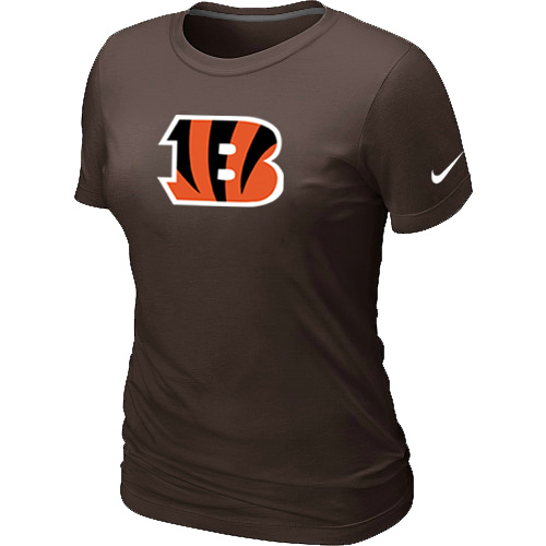 Cincinnati Bengals Brown Women's Logo T-Shirt,We sell and wholesale Cincinnati Bengals Brown Women's Logo T-Shirt on line form chian!