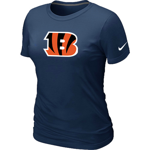 Cincinnati Bengals D.Blue Women's Logo T-Shirt,We sell and wholesale Cincinnati Bengals D.Blue Women's Logo T-Shirt on line form chian!