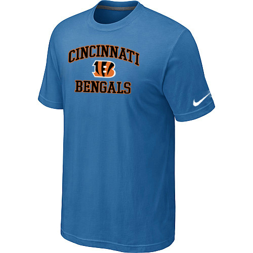 Cincinnati Bengals Heart & Soul light Blue T-Shirt,We sell and wholesale Cincinnati Bengals Heart & Soul light Blue T-Shirt on line form chian!