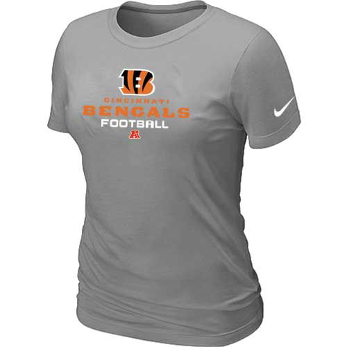 Cincinnati Bengals L.Grey Women's Critical Victory T-Shirt,We sell and wholesale Cincinnati Bengals L.Grey Women's Critical Victory T-Shirt on line form chian!