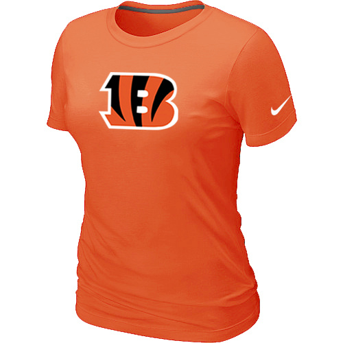 Cincinnati Bengals Orange Women's Logo T-Shirt,We sell and wholesale Cincinnati Bengals Orange Women's Logo T-Shirt on line form chian!