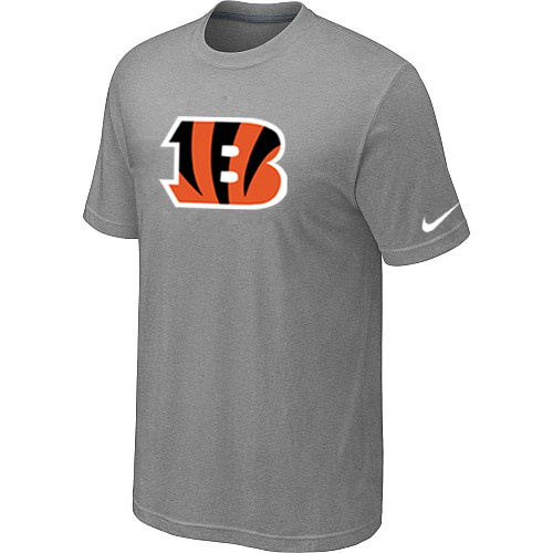 Cincinnati Bengals Sideline Legend Authentic Logo T-Shirt Light grey,We sell and wholesale Cincinnati Bengals Sideline Legend Authentic Logo T-Shirt Light grey on line form chian!