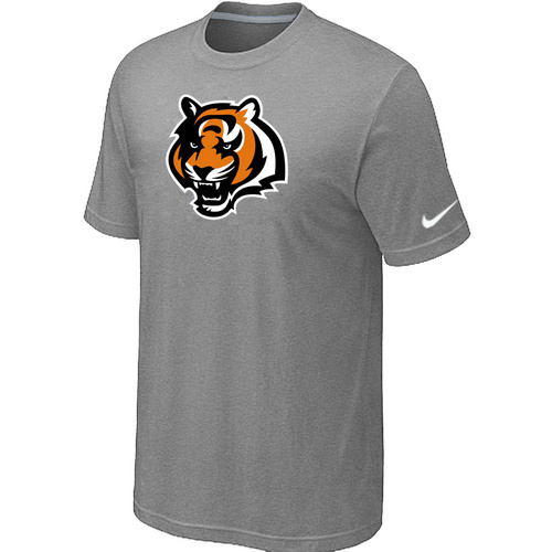 Cincinnati Bengals Tean Logo T-Shirt L.Grey,We sell and wholesale Cincinnati Bengals Tean Logo T-Shirt L.Grey on line form chian!