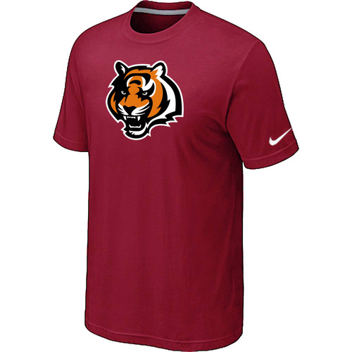 Cincinnati Bengals Tean Logo T-Shirt Red,We sell and wholesale Cincinnati Bengals Tean Logo T-Shirt Red on line form chian!