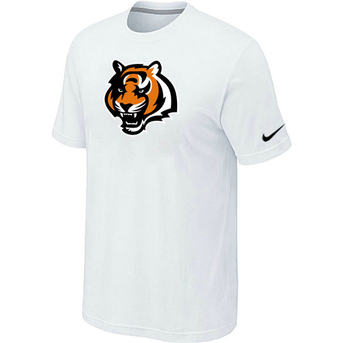 Cincinnati Bengals Tean Logo T-Shirt White,We sell and wholesale Cincinnati Bengals Tean Logo T-Shirt White on line form chian!