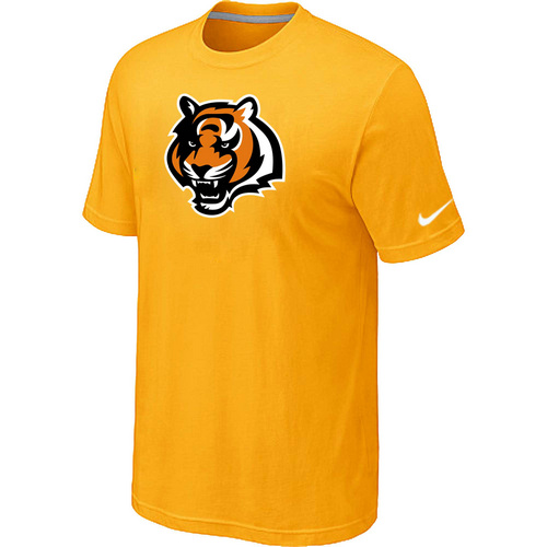 Cincinnati Bengals Tean Logo T-Shirt Yellow,We sell and wholesale Cincinnati Bengals Tean Logo T-Shirt Yellow on line form chian!