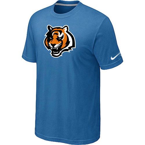Cincinnati Bengals Tean Logo T-Shirt light Blue,We sell and wholesale Cincinnati Bengals Tean Logo T-Shirt light Blue on line form chian!